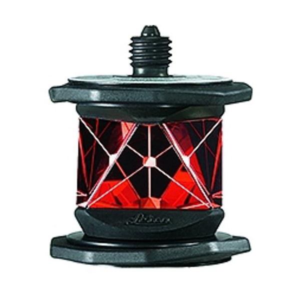 Réflecteur prisme 360 degrés Leica MPR122 avec verre prismatique orange pour des mesures depuis toutes les directions